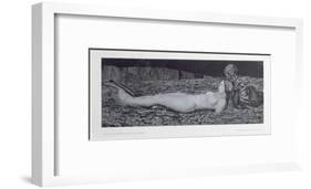 One Corpse, from the Cycle 'Death and the Maiden'-August Bromse-Framed Giclee Print