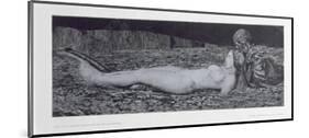 One Corpse, from the Cycle 'Death and the Maiden'-August Bromse-Mounted Giclee Print
