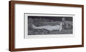 One Corpse, from the Cycle 'Death and the Maiden'-August Bromse-Framed Giclee Print