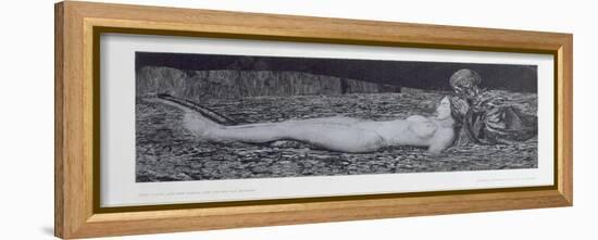 One Corpse, from the Cycle 'Death and the Maiden'-August Bromse-Framed Giclee Print