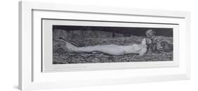 One Corpse, from the Cycle 'Death and the Maiden'-August Bromse-Framed Giclee Print