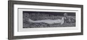 One Corpse, from the Cycle 'Death and the Maiden'-August Bromse-Framed Giclee Print