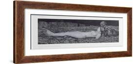 One Corpse, from the Cycle 'Death and the Maiden'-August Bromse-Framed Giclee Print