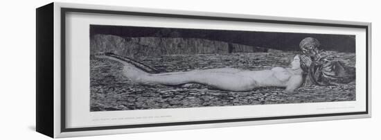 One Corpse, from the Cycle 'Death and the Maiden'-August Bromse-Framed Giclee Print