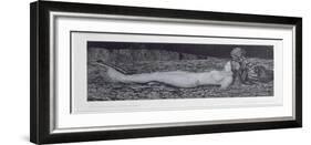 One Corpse, from the Cycle 'Death and the Maiden'-August Bromse-Framed Giclee Print