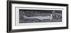 One Corpse, from the Cycle 'Death and the Maiden'-August Bromse-Framed Giclee Print