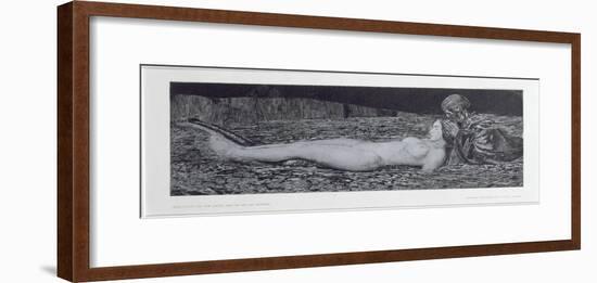 One Corpse, from the Cycle 'Death and the Maiden'-August Bromse-Framed Giclee Print