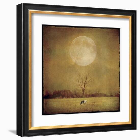 One Cow-Dawne Polis-Framed Art Print