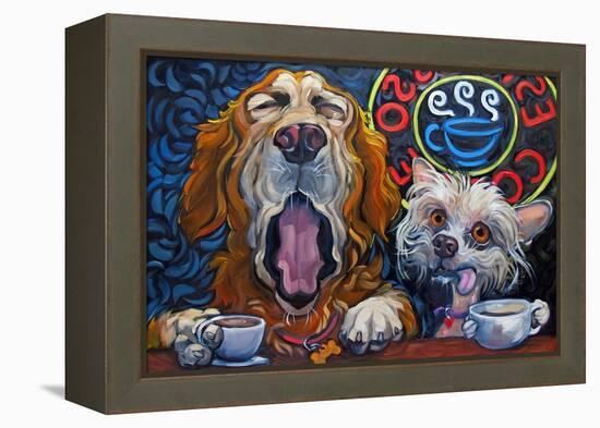 One Cup Shy-Connie R. Townsend-Framed Stretched Canvas