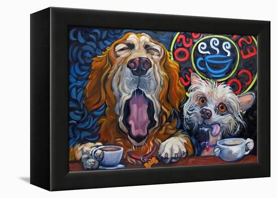 One Cup Shy-Connie R. Townsend-Framed Stretched Canvas