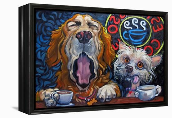 One Cup Shy-Connie R. Townsend-Framed Stretched Canvas