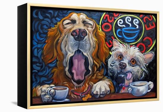 One Cup Shy-Connie R. Townsend-Framed Stretched Canvas