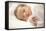 One Day Old Baby Girl Sleeping-Cristina-Framed Premier Image Canvas