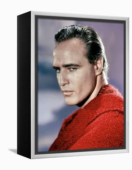 ONE-EYED JACKS, 1961 directed by MARLON BRANDO Marlon Brando (photo)-null-Framed Stretched Canvas