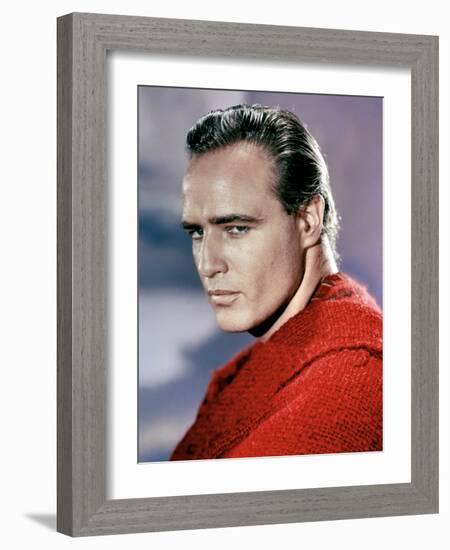 ONE-EYED JACKS, 1961 directed by MARLON BRANDO Marlon Brando (photo)-null-Framed Photo