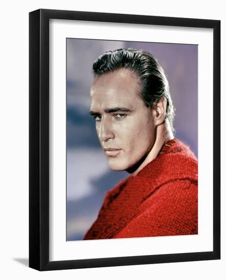 ONE-EYED JACKS, 1961 directed by MARLON BRANDO Marlon Brando (photo)-null-Framed Photo