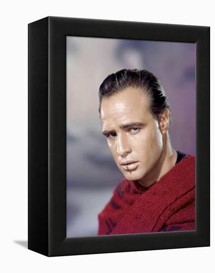 ONE-EYED JACKS, 1961 directed by MARLON BRANDO Marlon Brando (photo)-null-Framed Stretched Canvas