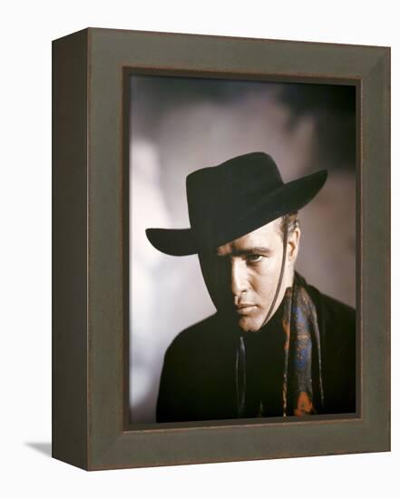 ONE-EYED JACKS, 1961 directed by MARLON BRANDO Marlon Brando (photo)-null-Framed Stretched Canvas