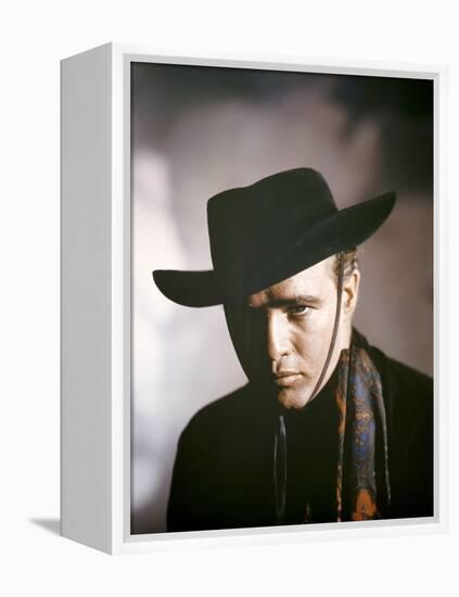 ONE-EYED JACKS, 1961 directed by MARLON BRANDO Marlon Brando (photo)-null-Framed Stretched Canvas