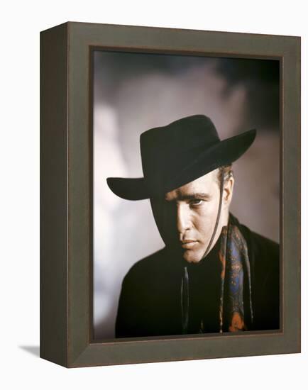 ONE-EYED JACKS, 1961 directed by MARLON BRANDO Marlon Brando (photo)-null-Framed Stretched Canvas