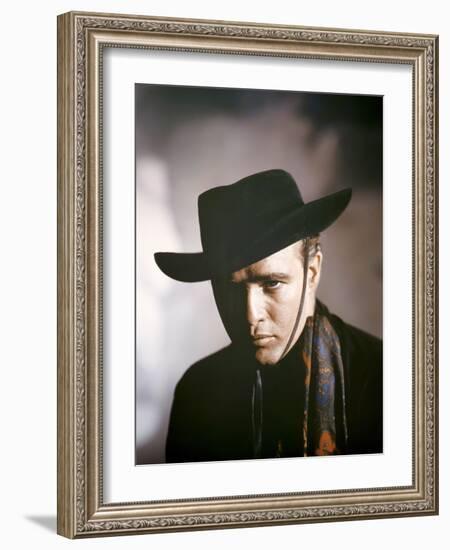 ONE-EYED JACKS, 1961 directed by MARLON BRANDO Marlon Brando (photo)-null-Framed Photo