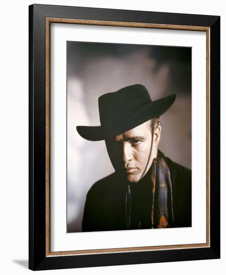 ONE-EYED JACKS, 1961 directed by MARLON BRANDO Marlon Brando (photo)-null-Framed Photo