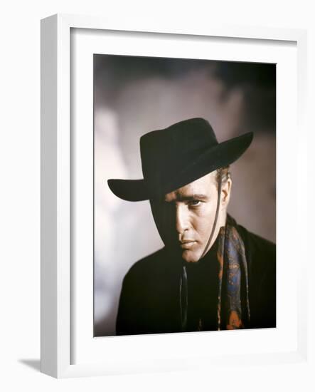 ONE-EYED JACKS, 1961 directed by MARLON BRANDO Marlon Brando (photo)-null-Framed Photo