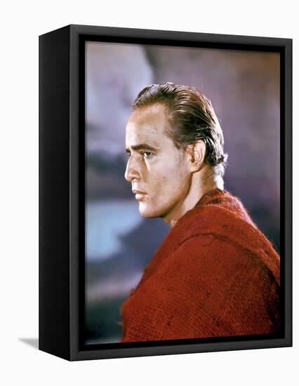 ONE-EYED JACKS, 1961 directed by MARLON BRANDO Marlon Brando (photo)-null-Framed Stretched Canvas