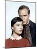 ONE-EYED JACKS, 1961 directed by MARLON BRANDO Pina Pellicer and Marlon Brando (photo)-null-Mounted Photo