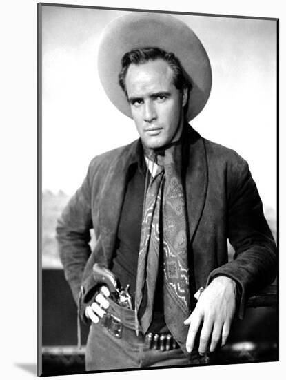 One-Eyed Jacks, Marlon Brando, 1961-null-Mounted Photo