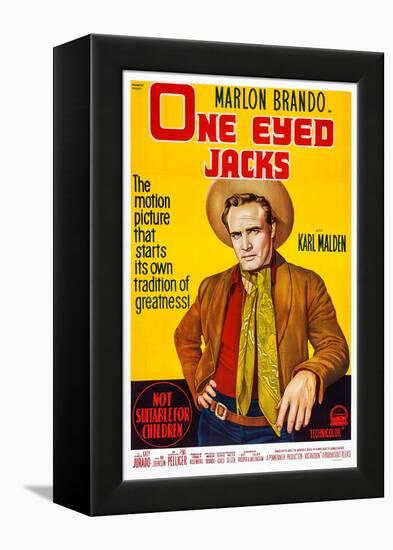 One-Eyed Jacks, Marlon Brando, 1961-null-Framed Stretched Canvas