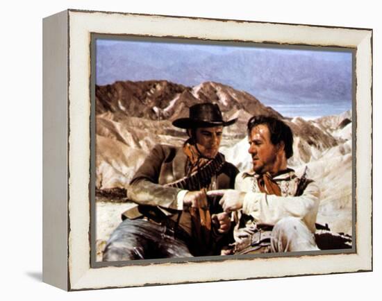 One-Eyed Jacks, Marlon Brando, Karl Malden, 1961-null-Framed Stretched Canvas