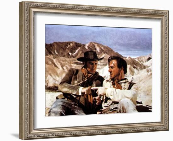 One-Eyed Jacks, Marlon Brando, Karl Malden, 1961-null-Framed Photo