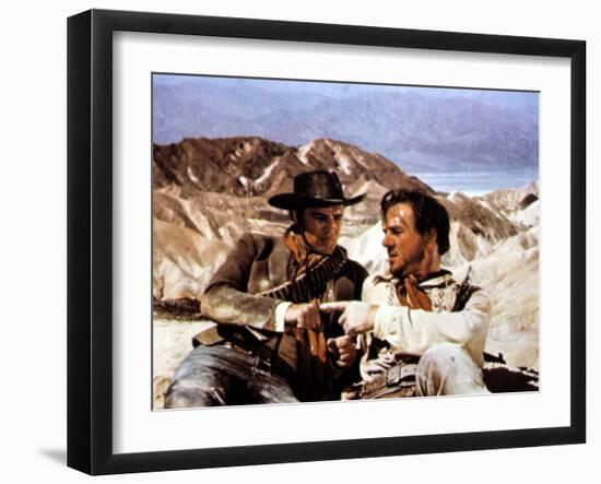 One-Eyed Jacks, Marlon Brando, Karl Malden, 1961-null-Framed Photo