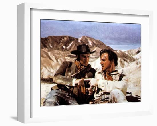 One-Eyed Jacks, Marlon Brando, Karl Malden, 1961-null-Framed Photo