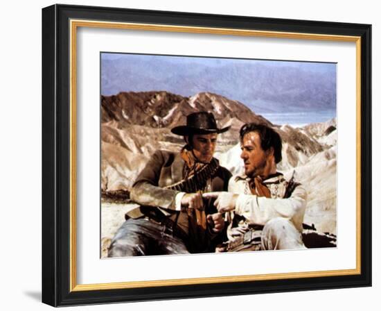 One-Eyed Jacks, Marlon Brando, Karl Malden, 1961-null-Framed Photo