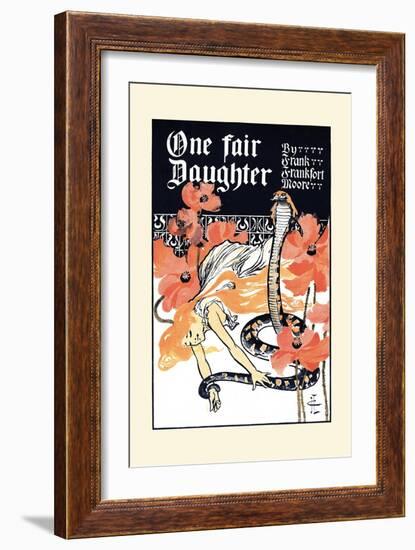 One Fair Daughter By Frank Frankfort Moore-JC Leyendecker-Framed Premium Giclee Print