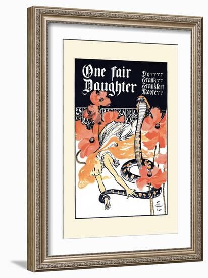 One Fair Daughter By Frank Frankfort Moore-JC Leyendecker-Framed Art Print