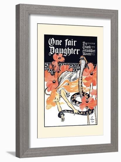 One Fair Daughter By Frank Frankfort Moore-JC Leyendecker-Framed Art Print