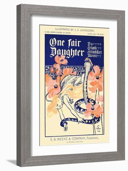 One Fair Daughter, By Frank Frankfort Moore-JC Leyendecker-Framed Art Print