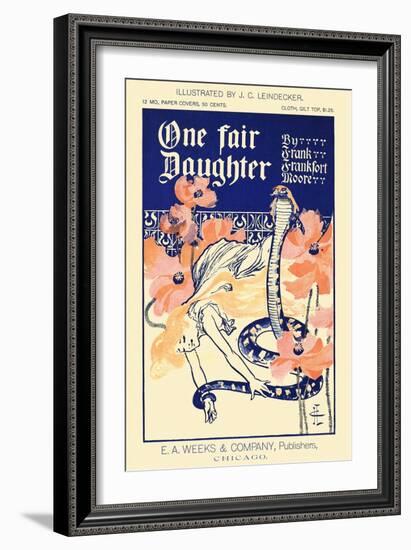 One Fair Daughter, By Frank Frankfort Moore-JC Leyendecker-Framed Art Print