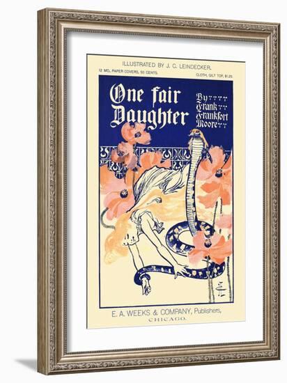 One Fair Daughter, by Frank Frankfort Moore-J.C. Leyendecker-Framed Art Print