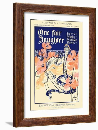 One Fair Daughter, by Frank Frankfort Moore-J.C. Leyendecker-Framed Art Print