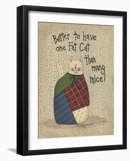 One Fat Cat-Debbie McMaster-Framed Giclee Print