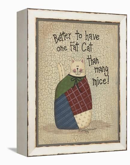 One Fat Cat-Debbie McMaster-Framed Premier Image Canvas