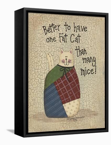 One Fat Cat-Debbie McMaster-Framed Premier Image Canvas