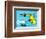 One Fish Two Fish Ocean Collection I - One Fish (ocean)-Theodor (Dr. Seuss) Geisel-Framed Art Print