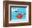 One Fish Two Fish Ocean Collection III - Red Fish (ocean)-Theodor (Dr. Seuss) Geisel-Framed Art Print