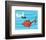 One Fish Two Fish Ocean Collection III - Red Fish (ocean)-Theodor (Dr. Seuss) Geisel-Framed Art Print