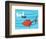 One Fish Two Fish Ocean Collection III - Red Fish (ocean)-Theodor (Dr. Seuss) Geisel-Framed Art Print